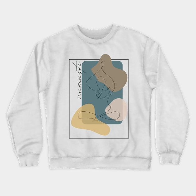 Yoga Boho Graphic Tee Crewneck Sweatshirt by Artful Wear